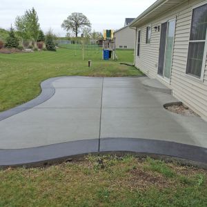 Residential Stamped Concrete Patio