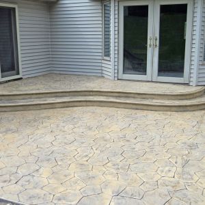 Residential Stamped Concrete Deck